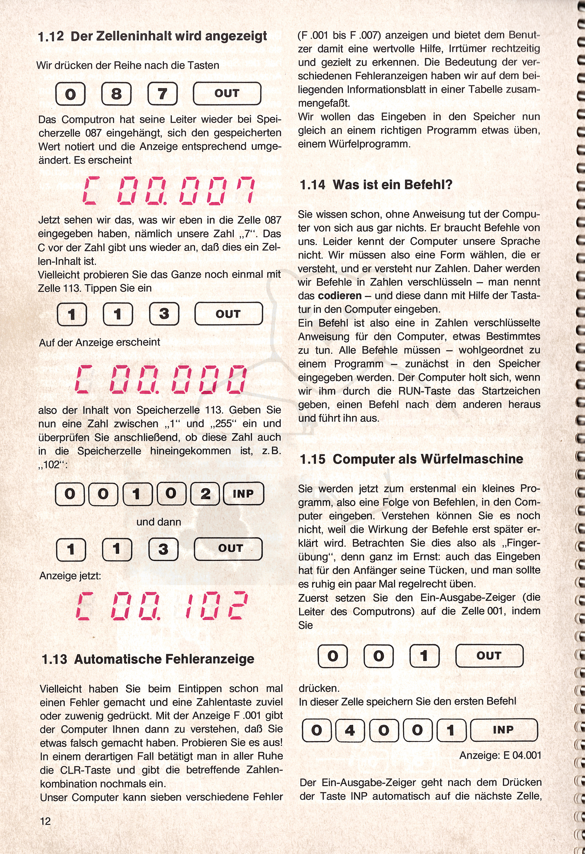 Kosmos Computer Praxis Handbuch Seite 12
